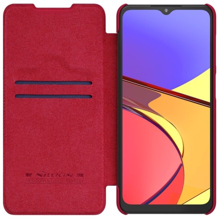 Чехол-книжка Nillkin Qin Leather Case для Samsung Galaxy A12 A125 / Samsung Galaxy M12 красный