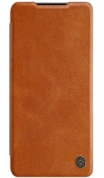 Чехол-книжка Nillkin Qin Leather Case для Samsung Galaxy S21 Plus G996 Коричневый