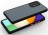 Накладка пластиковая матовая для Samsung Galaxy A53 5G A536 с силиконовой окантовкой чёрная