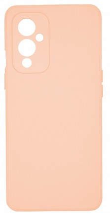 Накладка силиконовая Soft Touch для OnePlus 9 розовая
