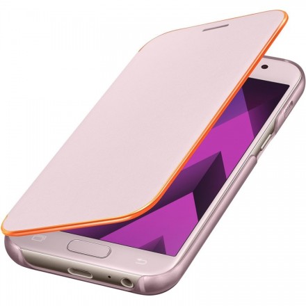 Чехол Samsung Neon Flip Cover для Samsung Galaxy A3 (2017) A320 EF-FA320PPEGRU розовый