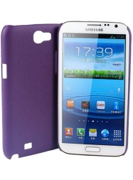 Накладка Jekod пластиковая для Samsung Galaxy Note 2 N7100 под кожу фиолетовая