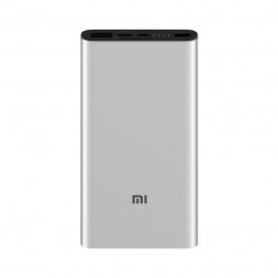 Аккумулятор Xiaomi Mi Power Bank 3 (2019) 10000mAh Silver (серебристый) внешний универсальный