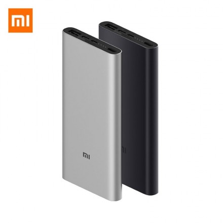 Аккумулятор Xiaomi Mi Power Bank 3 (2019) 10000mAh Silver (серебристый) внешний универсальный