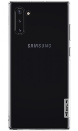 Накладка силиконовая Nillkin Nature TPU Case для Samsung Galaxy Note 10 N970 прозрачная
