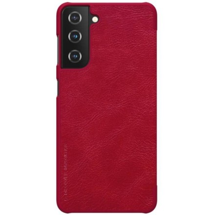Чехол-книжка Nillkin Qin Leather Case для Samsung Galaxy S21 Plus G996 Красный