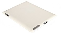 Накладка пластиковая для iPad 4/3/2 под Smart Cover белая