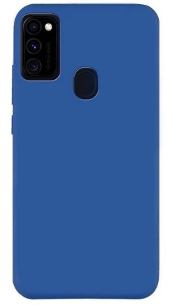 Накладка силиконовая Silicone Cover для Samsung Galaxy M30s / Samsung Galaxy M21 синяя