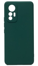 Накладка силиконовая Soft Touch для Xiaomi 12 Lite зелёная