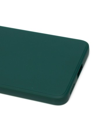 Накладка силиконовая Soft Touch для Xiaomi 12 Lite зелёная