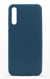 Накладка силиконовая Silicone Cover для Samsung Galaxy A50 (2019) A505 синяя