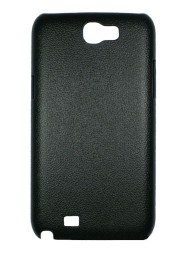 Накладка Jekod пластиковая для Samsung Galaxy Note 2 N7100 под кожу черная