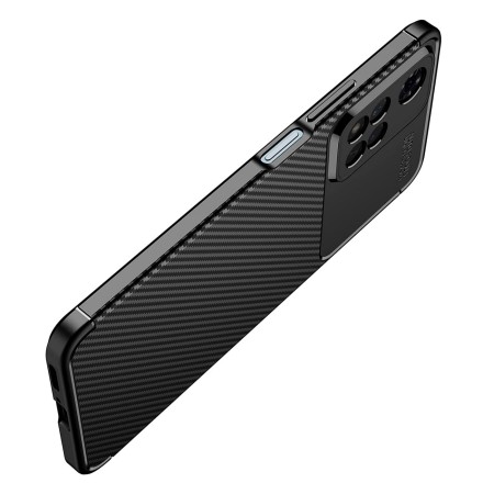 Накладка силиконовая для Xiaomi Redmi Note 11 Pro Plus 5G (Xiaomi Redmi Note 11 Pro+ 5G) под карбон чёрная