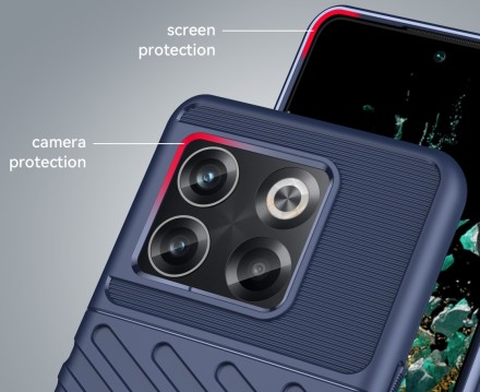 Накладка силиконовая Thunder Series для OnePlus Ace Pro / OnePlus 10T синяя