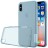 Накладка силиконовая Nillkin Nature TPU Case для Apple iPhone X/XS прозрачно-голубая