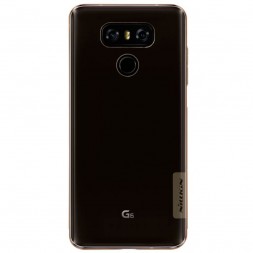 Накладка силиконовая Nillkin Nature TPU Case для LG G6 (H870) прозрачно-золотая