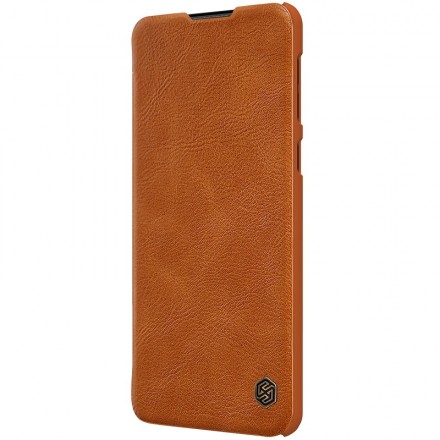 Чехол-книжка Nillkin Qin Leather Case для Samsung Galaxy A21 A215 коричневый