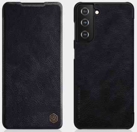Чехол-книжка Nillkin Qin Leather Case для Samsung Galaxy S21 G991 чёрный