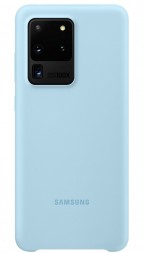 Накладка Samsung Silicone Cover для Samsung Galaxy S20 Ultra G988 EF-PG988TLEGRU голубая
