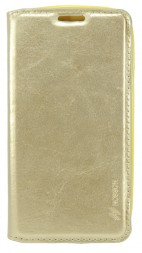 Чехол для Samsung Galaxy A3 A300 Book Type золотистый