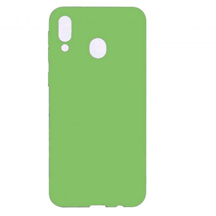 Накладка силиконовая Silicone Cover для Samsung Galaxy A30 A305 / Samsung Galaxy A20 A205 зеленая