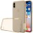 Накладка силиконовая Nillkin Nature TPU Case для Apple iPhone X/XS прозрачно-золотая