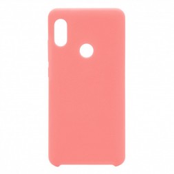 Накладка силиконовая Silicone Cover для Xiaomi Redmi Note 5 / Note 5 Pro розовая
