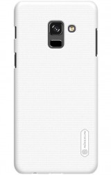 Накладка пластиковая Nillkin Frosted Shield для Samsung Galaxy A8 Plus (2018) A730 белая