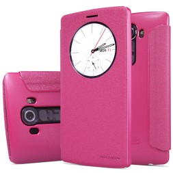Чехол-книжка Nillkin Sparkle Series для LG G4 Розовый