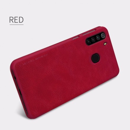 Чехол-книжка Nillkin Qin Leather Case для Samsung Galaxy A21 A215 красный