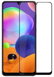 Защитное стекло FaisON для Samsung Galaxy A31 A315 полноэкранное черное