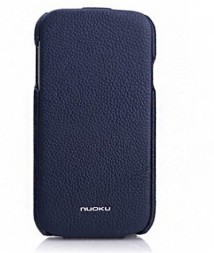 Чехол Nuoku Royal Series для Samsung Galaxy S4 i9500/9505 Blue (синий)