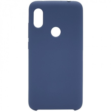 Накладка силиконовая Silicone Cover для Xiaomi Redmi Note 5 / Note 5 Pro синяя
