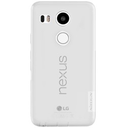Накладка силиконовая Nillkin Nature TPU Case для LG Nexus 5X прозрачно-белая