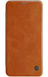 Чехол-книжка Nillkin Qin Leather Case для LG V40 ThinQ коричневый