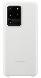 Накладка Samsung Silicone Cover для Samsung Galaxy S20 Ultra G988 EF-PG988TWEGRU белая