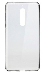 Накладка силиконовая для Nokia 8 прозрачно-черная