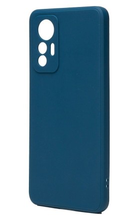 Накладка силиконовая Soft Touch для Xiaomi 12 Lite синяя
