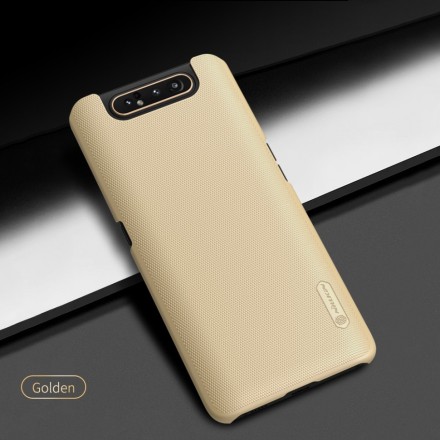 Накладка пластиковая Nillkin Frosted Shield для Samsung Galaxy A80 / A90 золотая