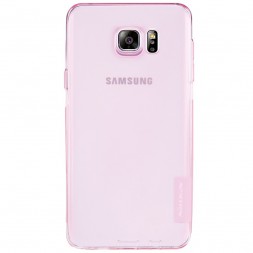 Накладка силиконовая Nillkin Nature TPU Case для Samsung Galaxy Note 5 N920 прозрачно-розовая