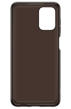 Накладка силиконовая Samsung Soft Clear Cover для Samsung Galaxy A12 A125 / Samsung Galaxy M12 EF-QA125TBEGRU черная