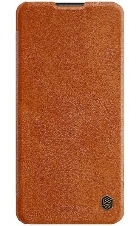Чехол Nillkin Qin Leather Case для Samsung Galaxy A21S A217 коричневый