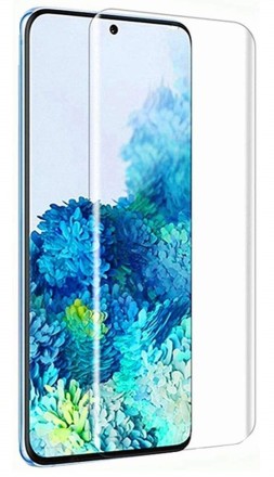 Защитное стекло для Samsung Galaxy S20 с UV-клеем полноэкранное прозрачное
