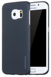 Накладка пластиковая Seven Days Metallic для Samsung Galaxy S6 Edge G925 черная