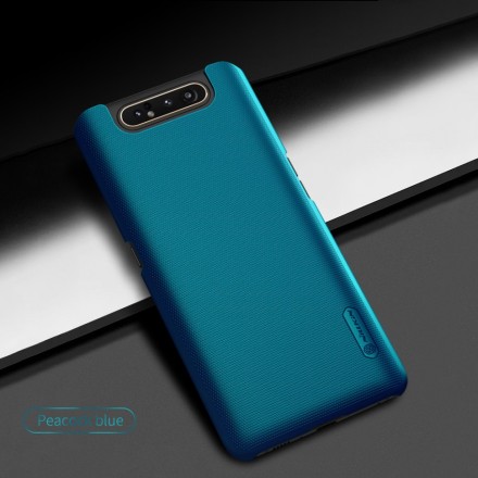 Накладка пластиковая Nillkin Frosted Shield для Samsung Galaxy A80 / A90 синяя