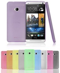 Накладка силиконовая для HTC One M7 прозрачная