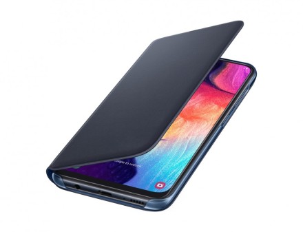 Чехол Flip Wallet для Samsung Galaxy A50 (2019) A505 EF-WA505PBEGRU Black (черный)