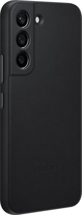 Накладка Samsung Leather Cover для Samsung Galaxy S22 S901 EF-VS901LBEGRU чёрная