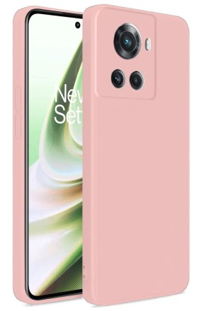Накладка силиконовая Soft Touch для OnePlus Ace / OnePlus 10R розовая