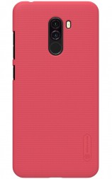 Накладка пластиковая Nillkin Frosted Shield для Xiaomi Pocophone F1 (Poco F1) красная